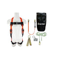 Roofer's Fall Protection Kit with Dual Cam Rope Grab in Backpack K7843