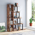 Brown 14 Shelf Bookcase A155979