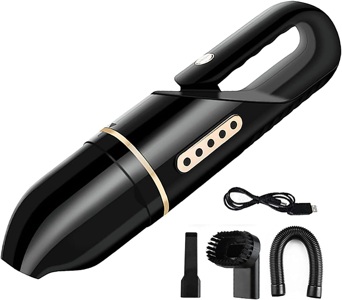 Cordless Rechargeable Handheld Vacuum Cleaner, Black Pack of 2 L678