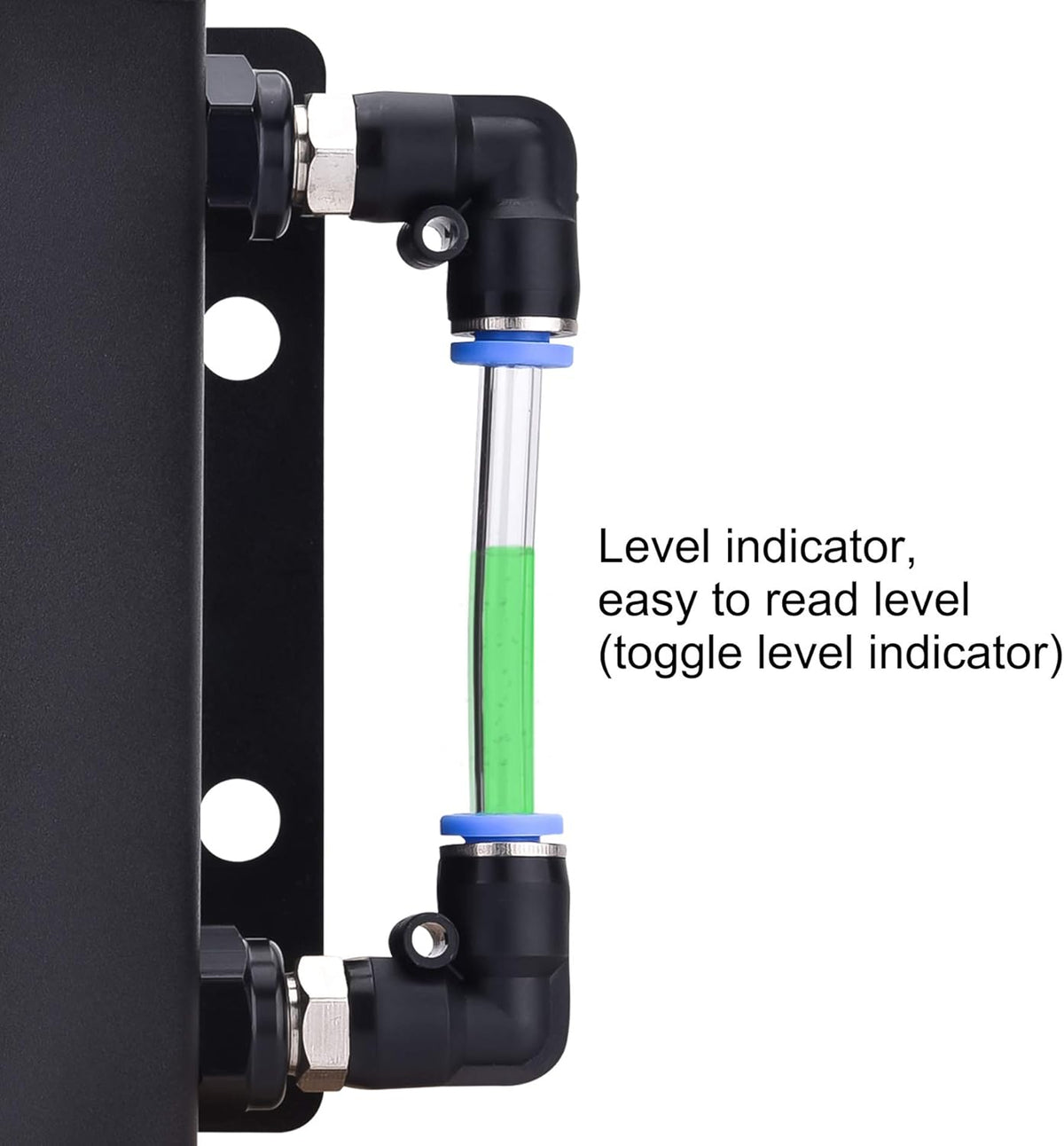 Black Universal Coolant Radiator Overflow Tank U57707
