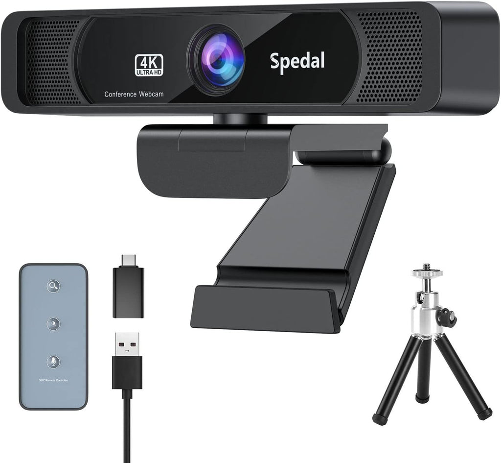 4K Wide Angle Webcam with Dual Microphones G58660