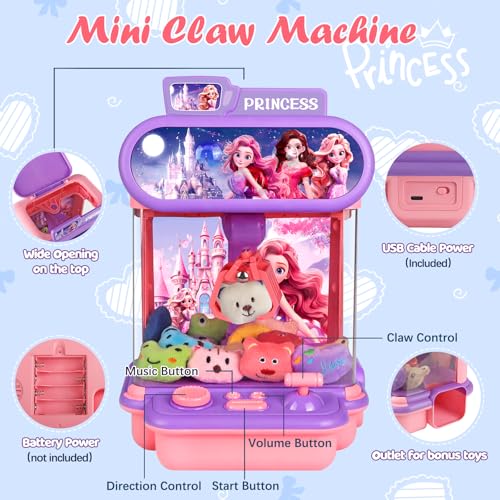 Mini Claw Machine with 20 Plush Toys Z87749