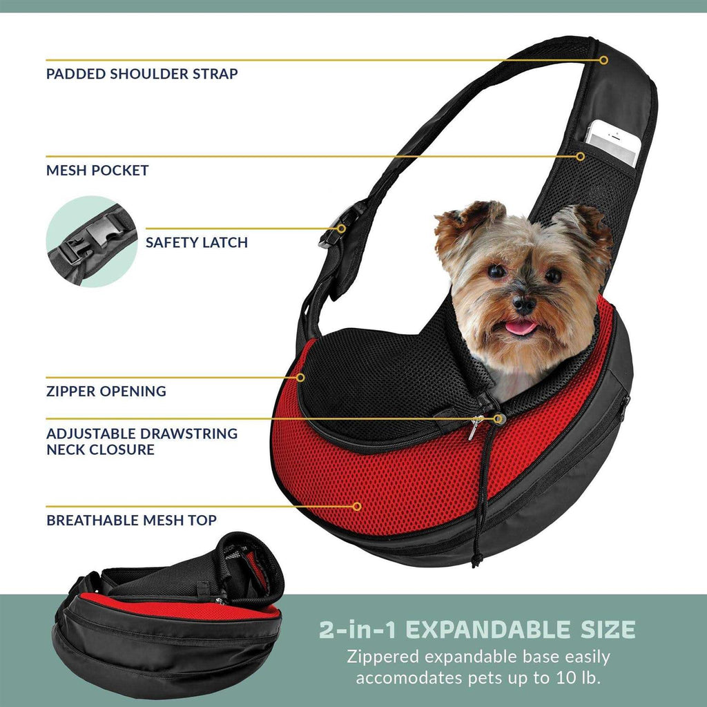 Expandable Pet Carrier Sling Bag V74269