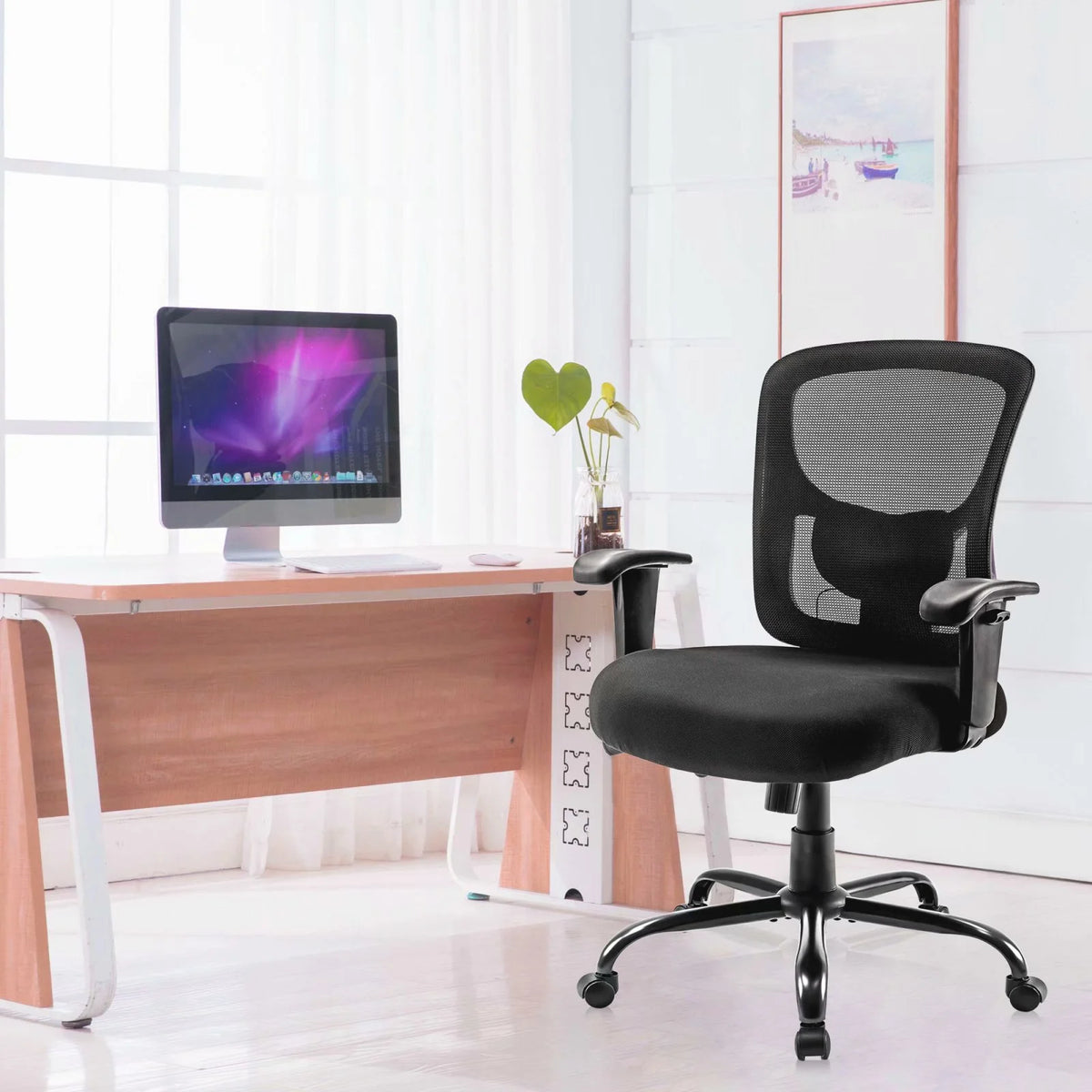 Black Adjustable Mesh Ergonomic Office Chair G20749