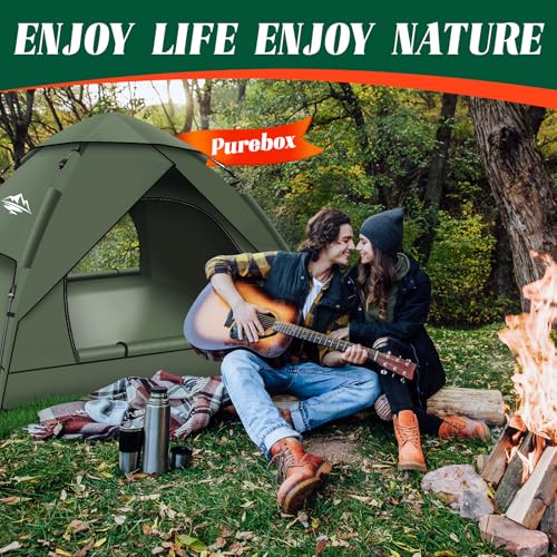 2-3 Person Waterproof Windproof Pop Up Camping Tent V334340