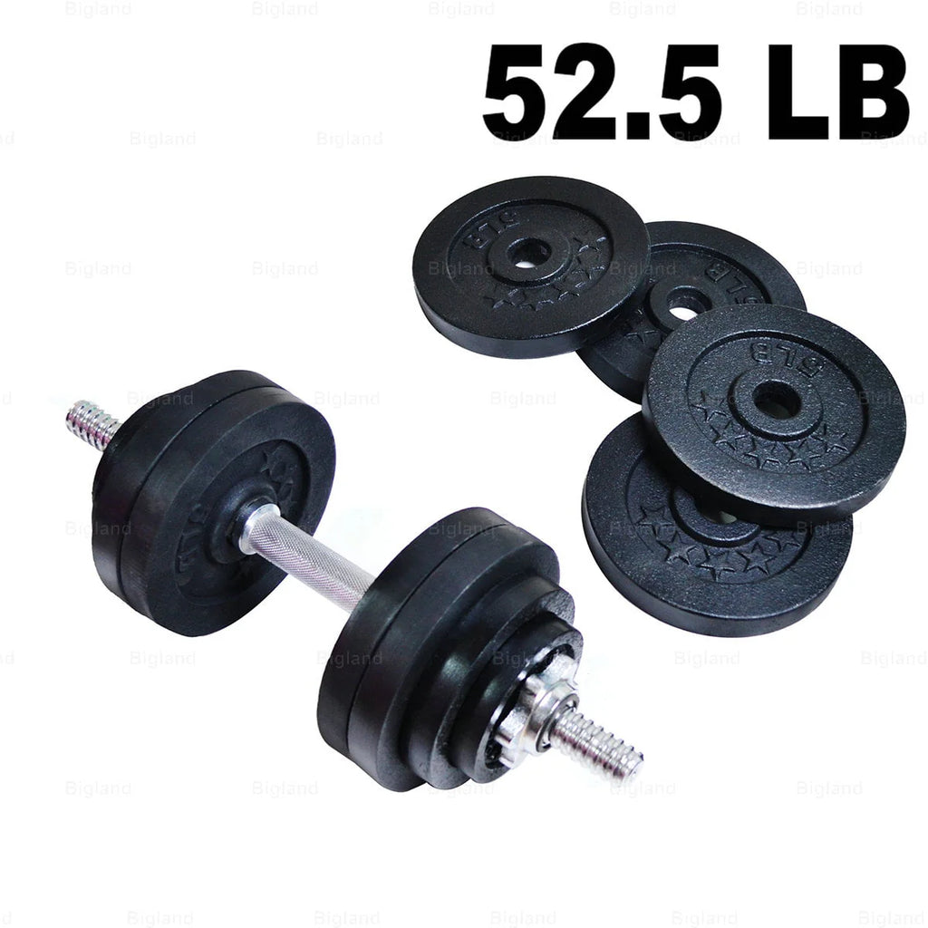 Adjustable Dumbbell Single Unit Black Plated Cast Iron Q48070