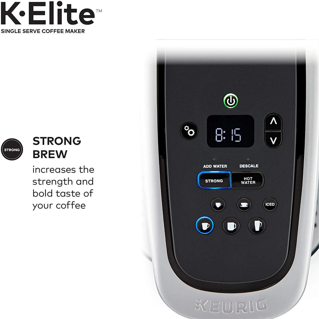Single Serve K-Cup Pod Coffee Maker, Brushed Silver M4895