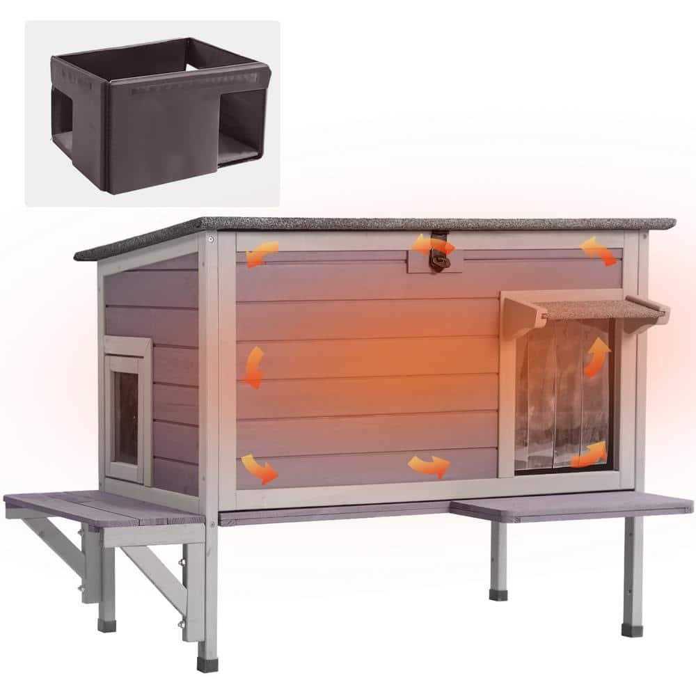 Insulated Outdoor Cat House J346