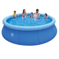 Inflatable Top Ring Round Pool Blue 10 ft x 30 in K611964
