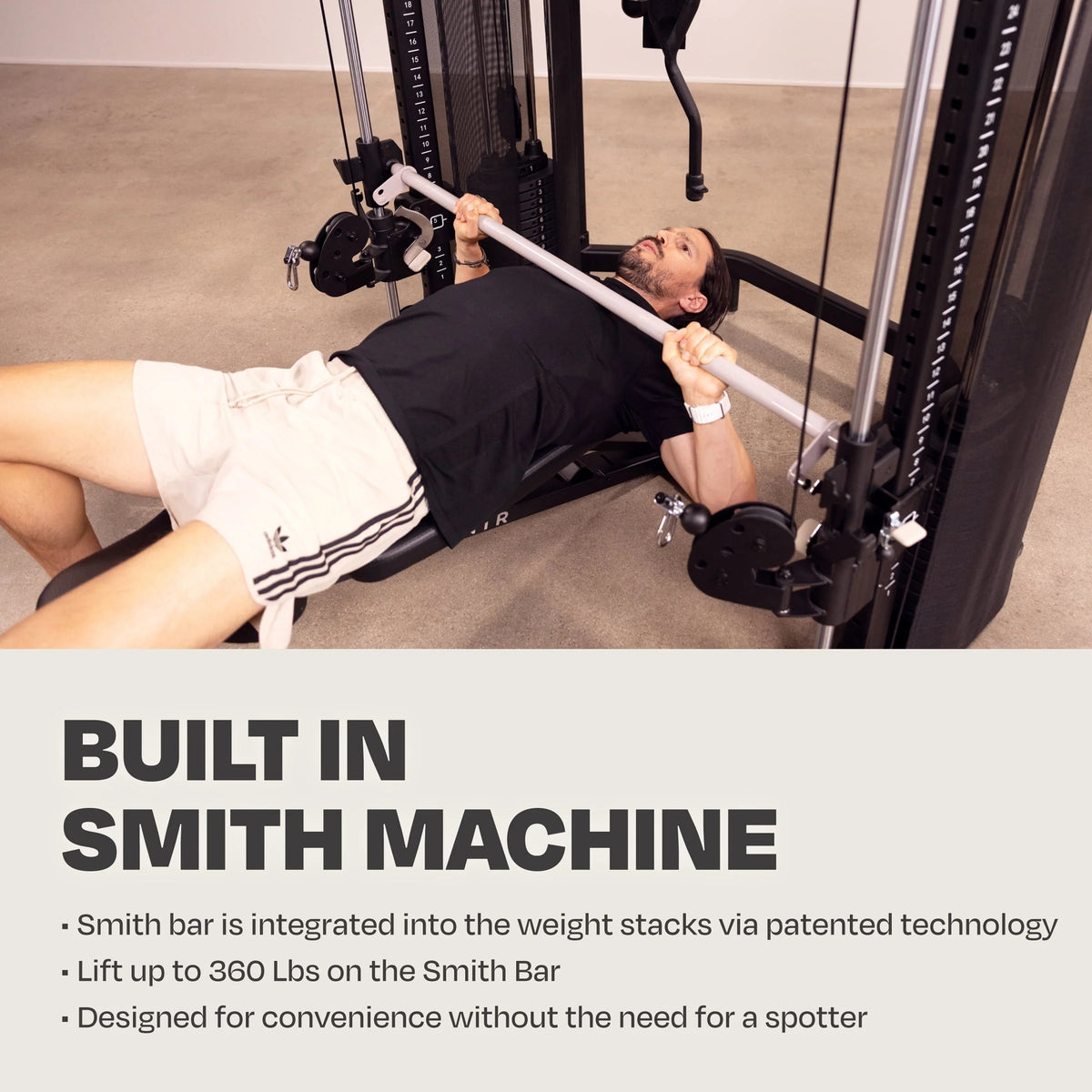 Home Gym Functional Trainer with Smith Bar B458002
