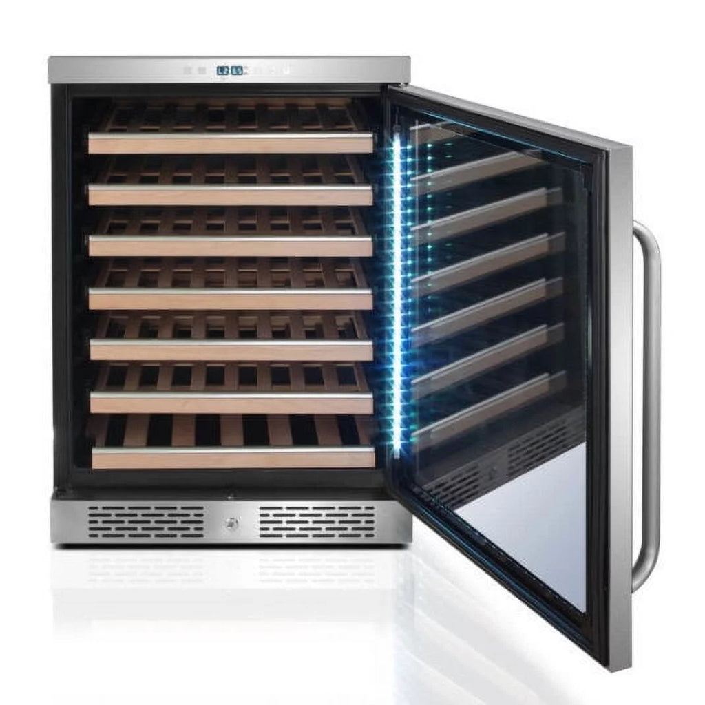 54 Bottle Stainless Steel Wine Refrigerator A65272
