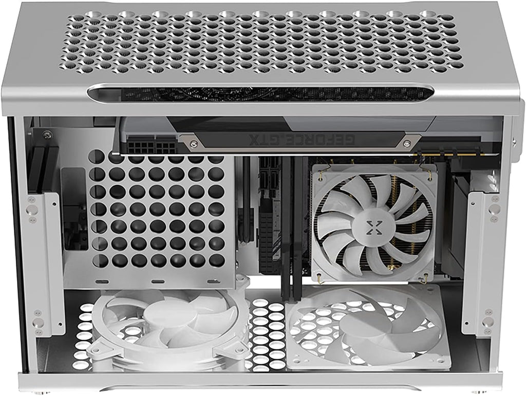 Mini ITX Aluminum Computer Case with Tempered Glass Z5181