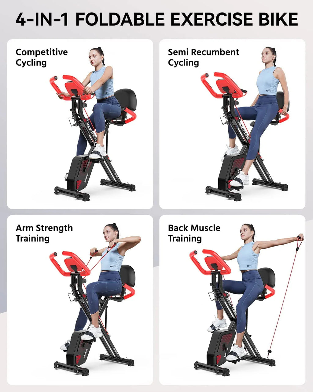 Foldable Magnetic Exercise Bike A2293