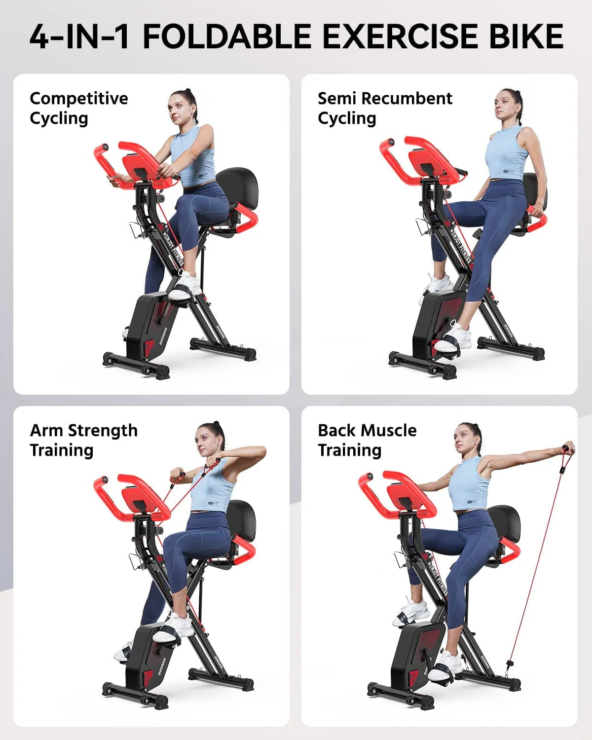 Foldable Magnetic Exercise Bike A2293