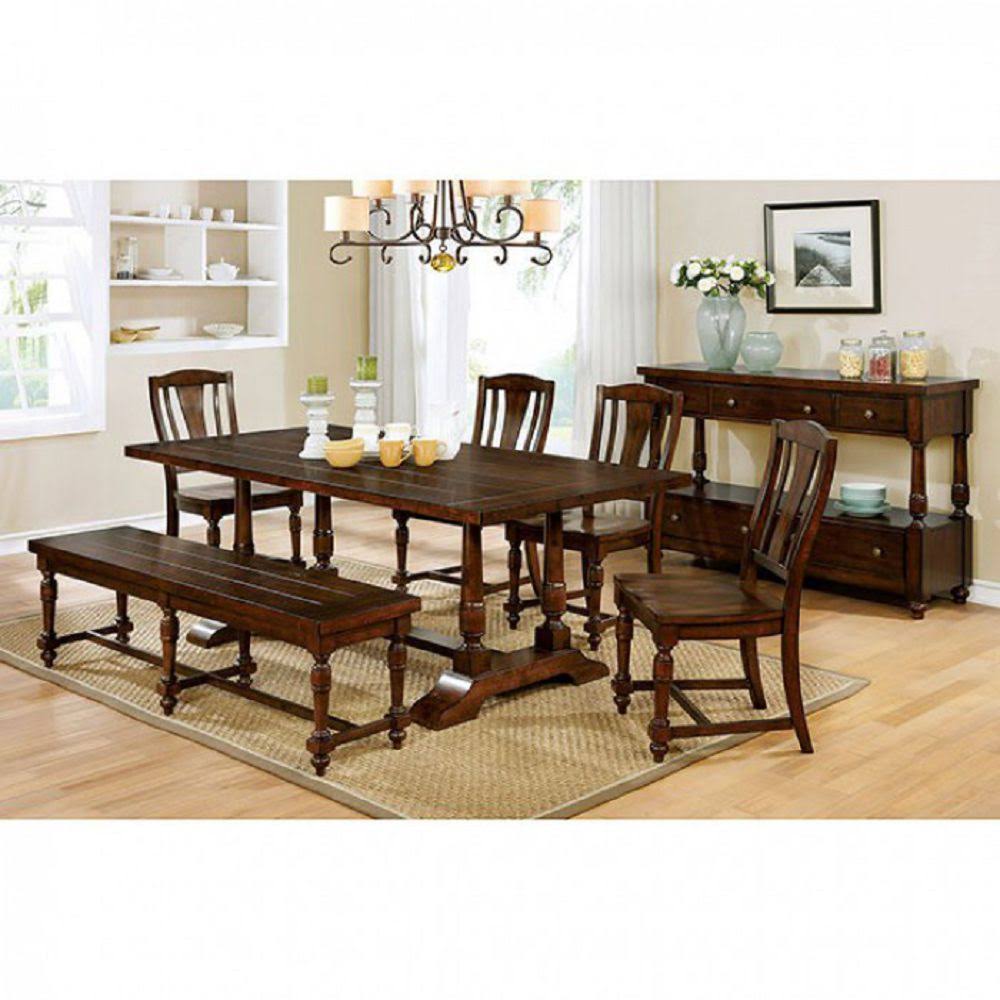 Brown Cherry Set of 2 Side Chair E66834