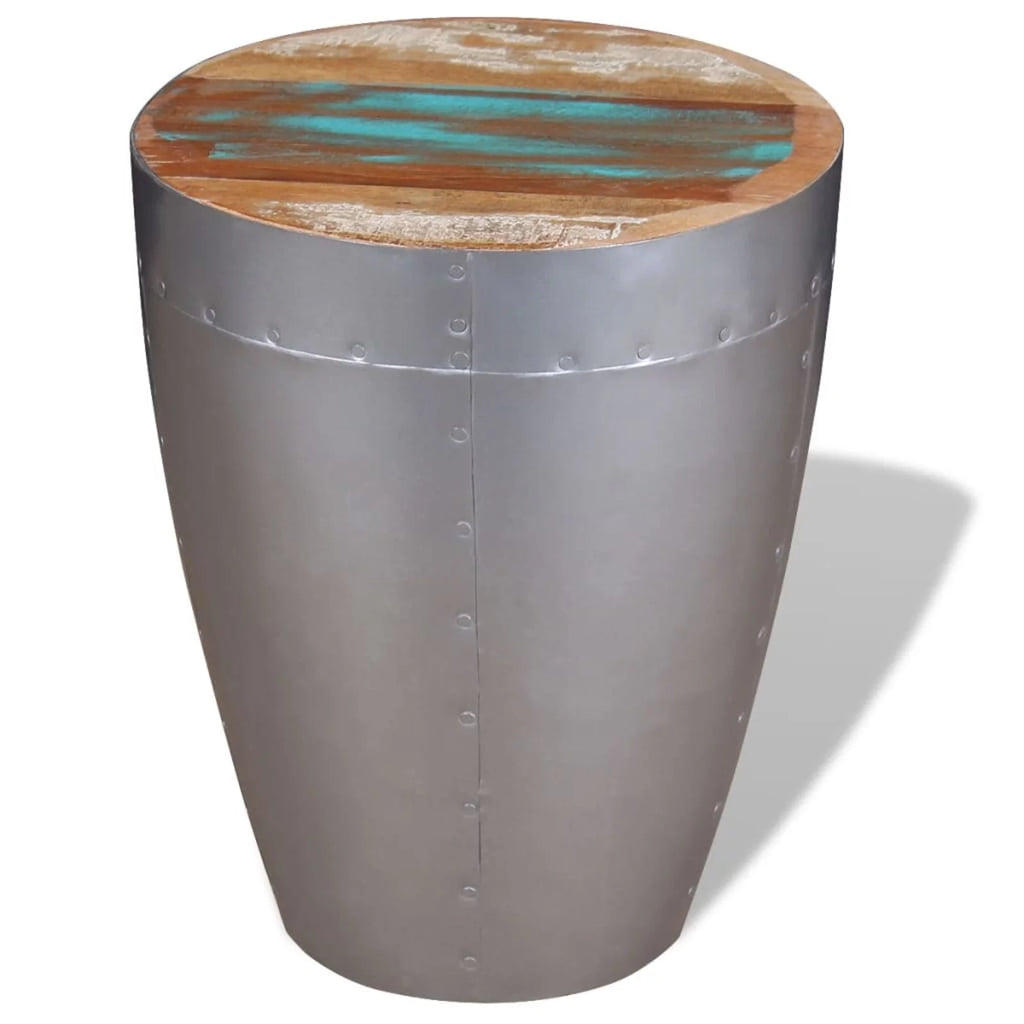 Aviator Stool Solid Reclaimed Wood A947