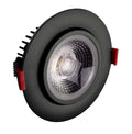 Black 4 in. LED Gimbal Recessed Downlight D53268