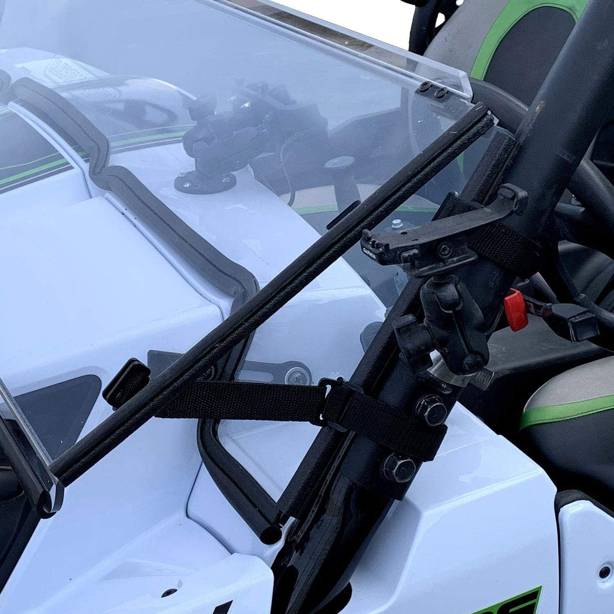Folding Scratch Resistant Polycarbonate Windshield Q8027