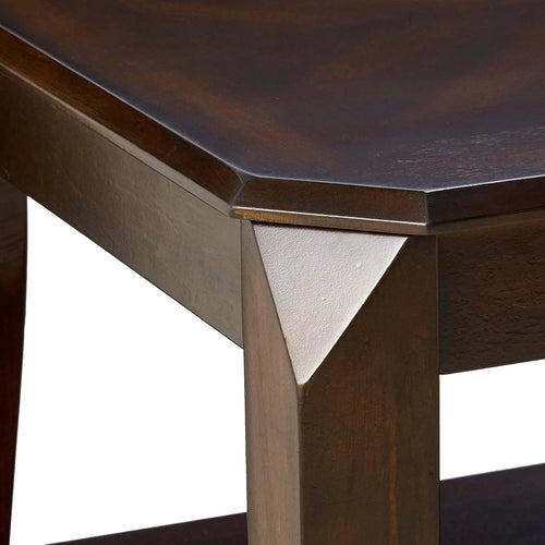 3 Pieces Coffee Table Set Walnut T4842