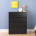 4-Drawer Deep Black Dresser U104221