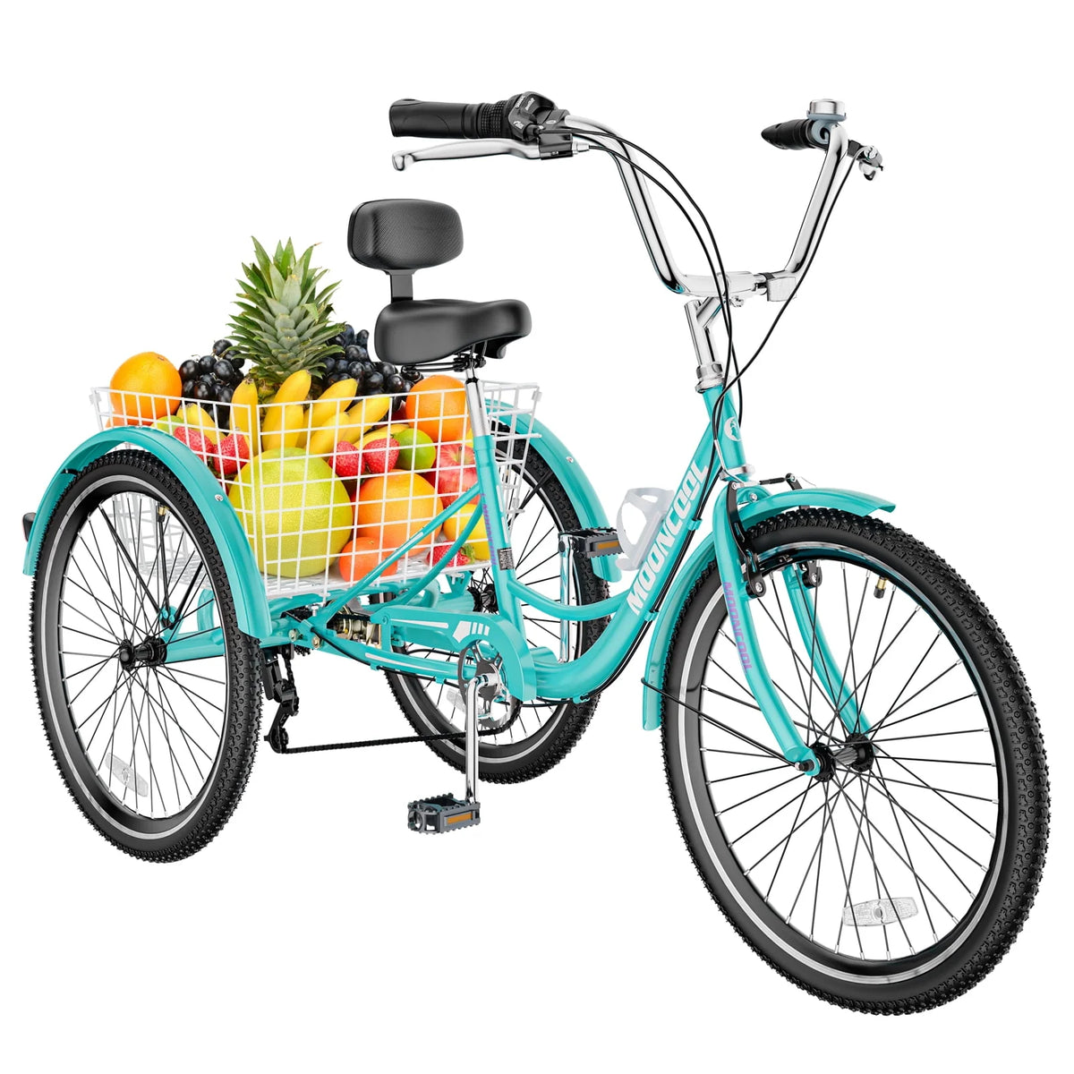 20/24/26 inch 7 Speed Adult Tricycle with Basket Z384926