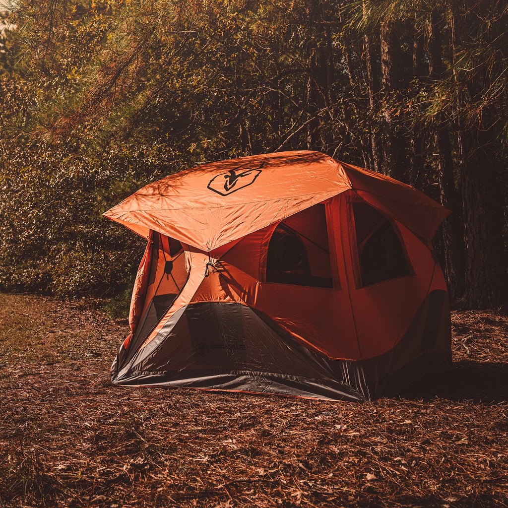 Portable Hub Tent, 4-Person, Sunset Orange A20761