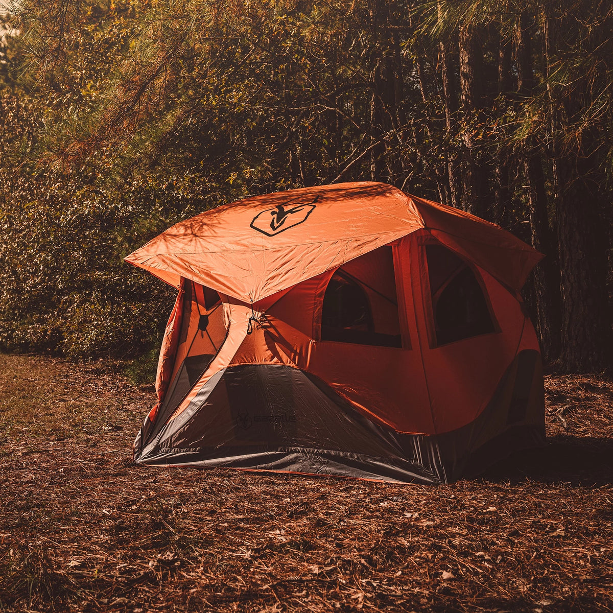 Portable Hub Tent, 4-Person, Sunset Orange A20761