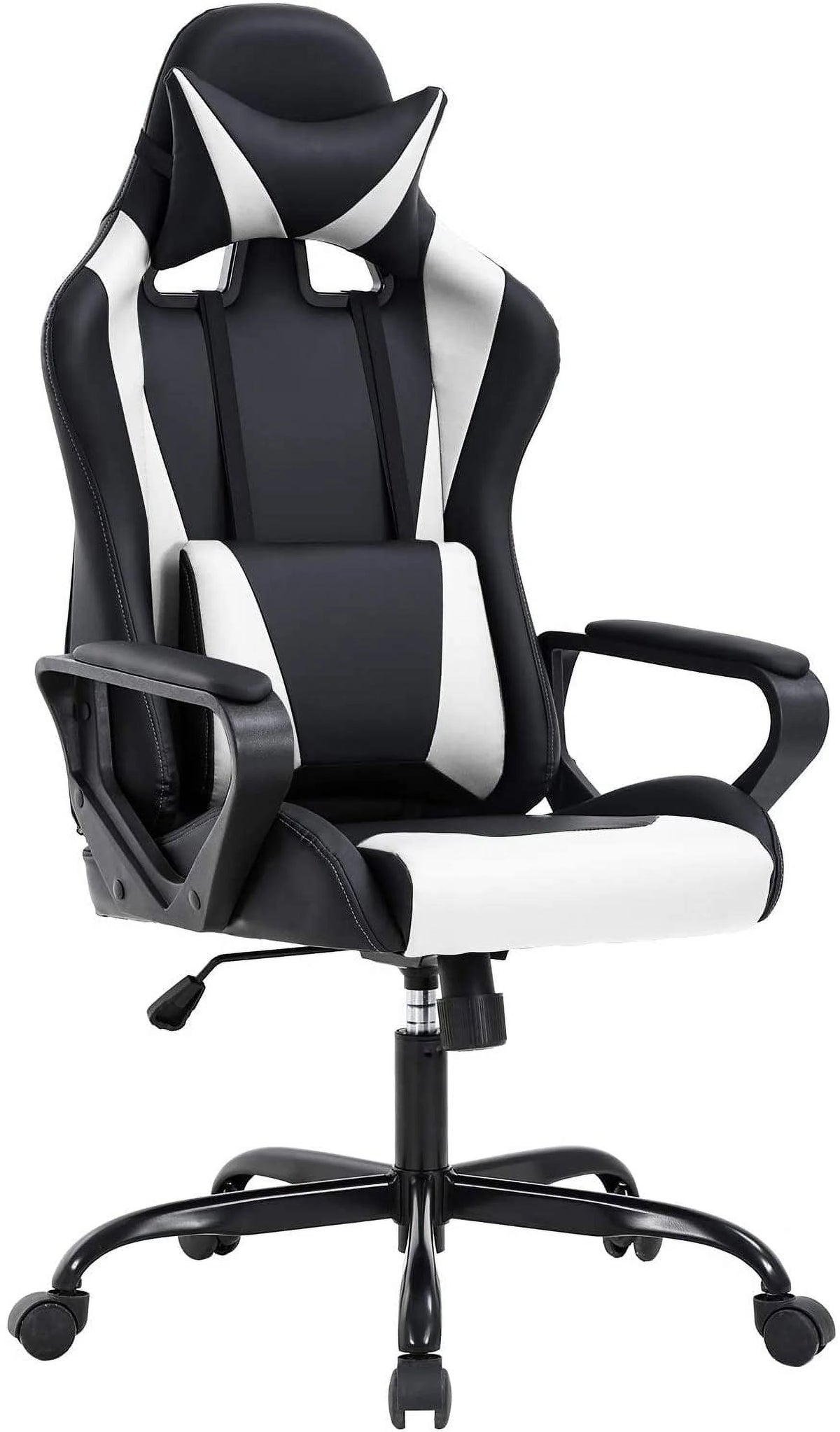 White PU Leather Ergonomic Swivel Office Chair A22295