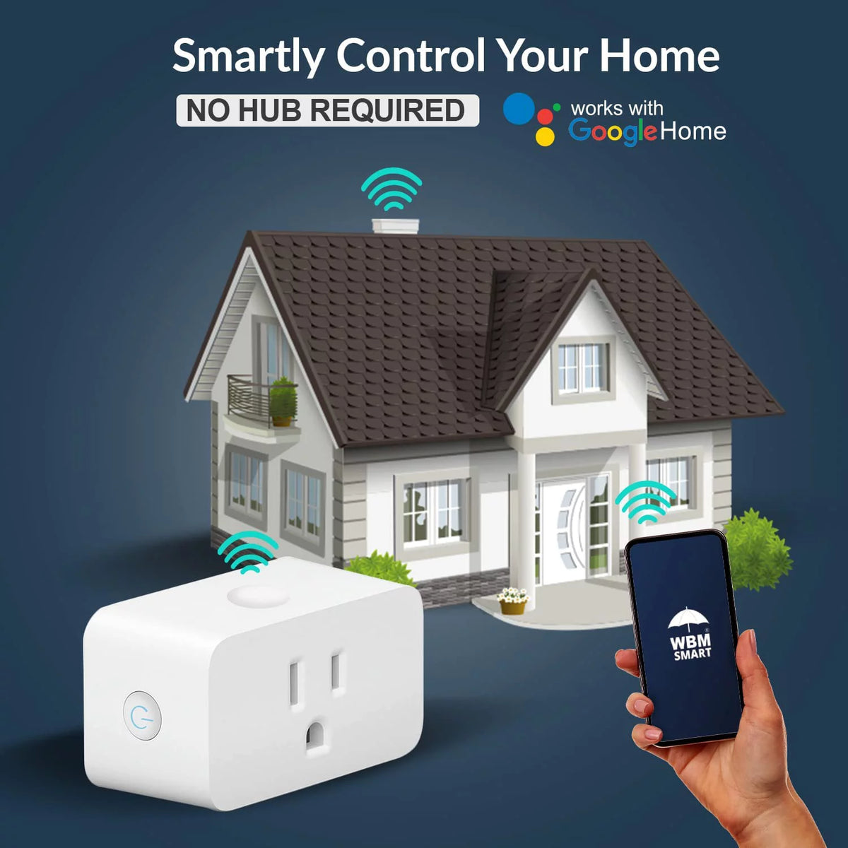 Smart Wifi Socket Voice Control Plug 4 pcs J9583