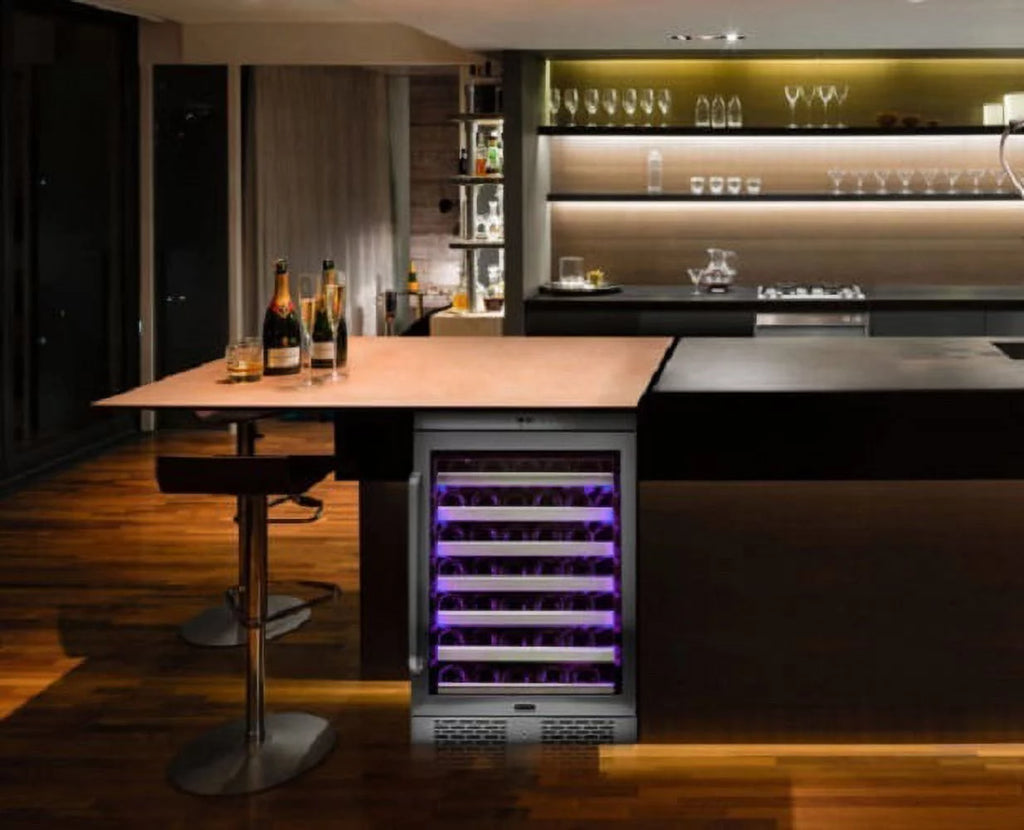 54 Bottle Stainless Steel Wine Refrigerator A65272