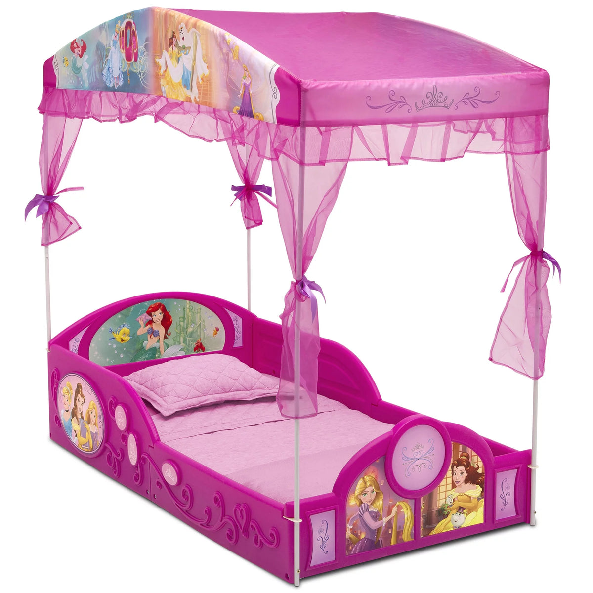Pink Kids Plastic Toddler Bed C2192