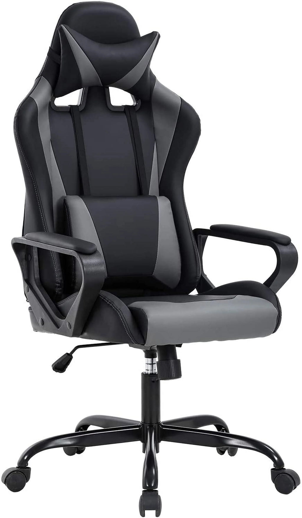 White PU Leather Ergonomic Swivel Office Chair A22295