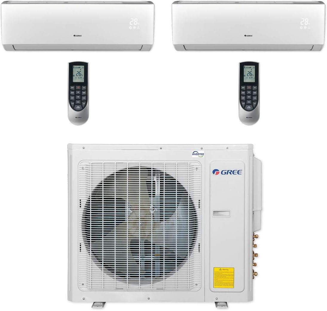 30,000 BTU Dual-Zone Mini Split Air Conditioner Heat Pump X74312