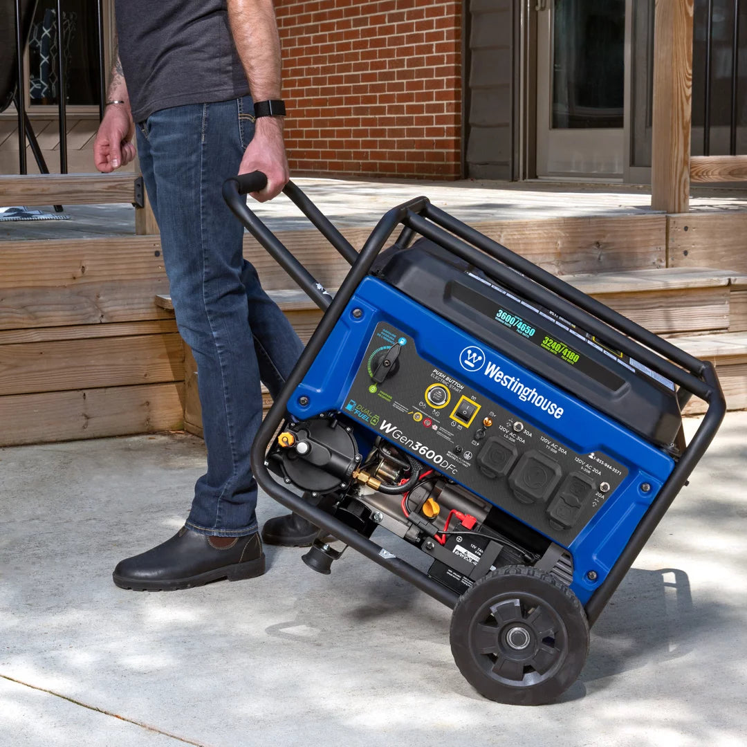 4650 Peak Watt Dual Fuel Portable Generator J149836