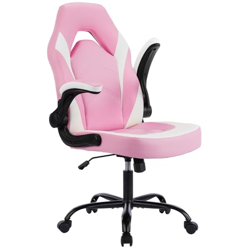 Blue Ergonomic Gaming Chair with Flip-up Armrests S4403