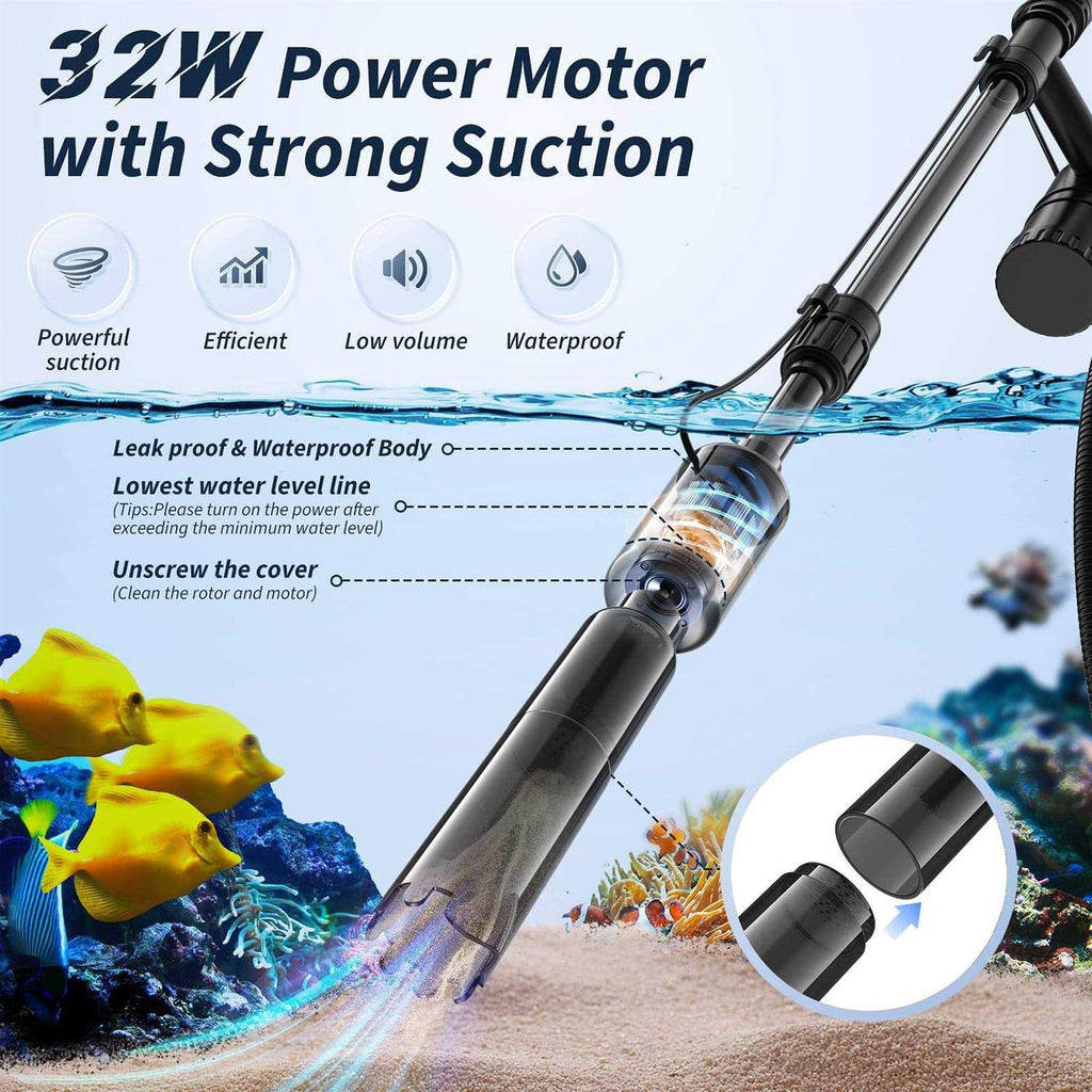 Fish Tank Cleaner Aquarium Gravel Cleaner Electric Fish Tank Cleaning Tools Z437