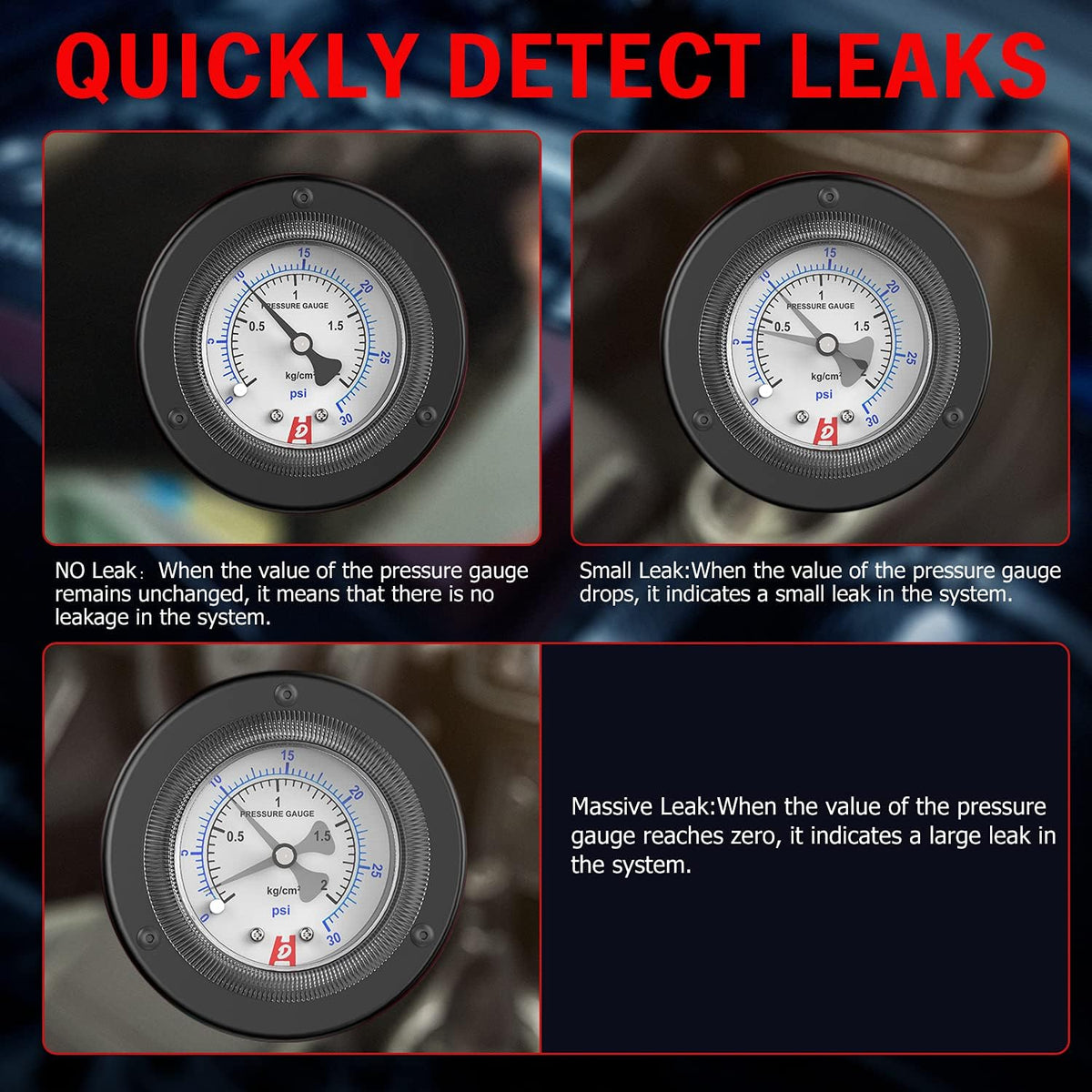 Automotive EVAP Smoke Machine Leak Detector Full Kit X781