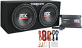 12-Inch Dual Loaded Car Subwoofer Enclosure with Amplifier and Wiring Kit C751