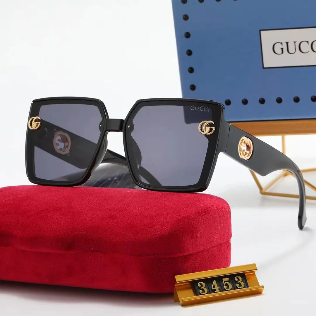 Double G Graffiti Printing Sunglasses T690473