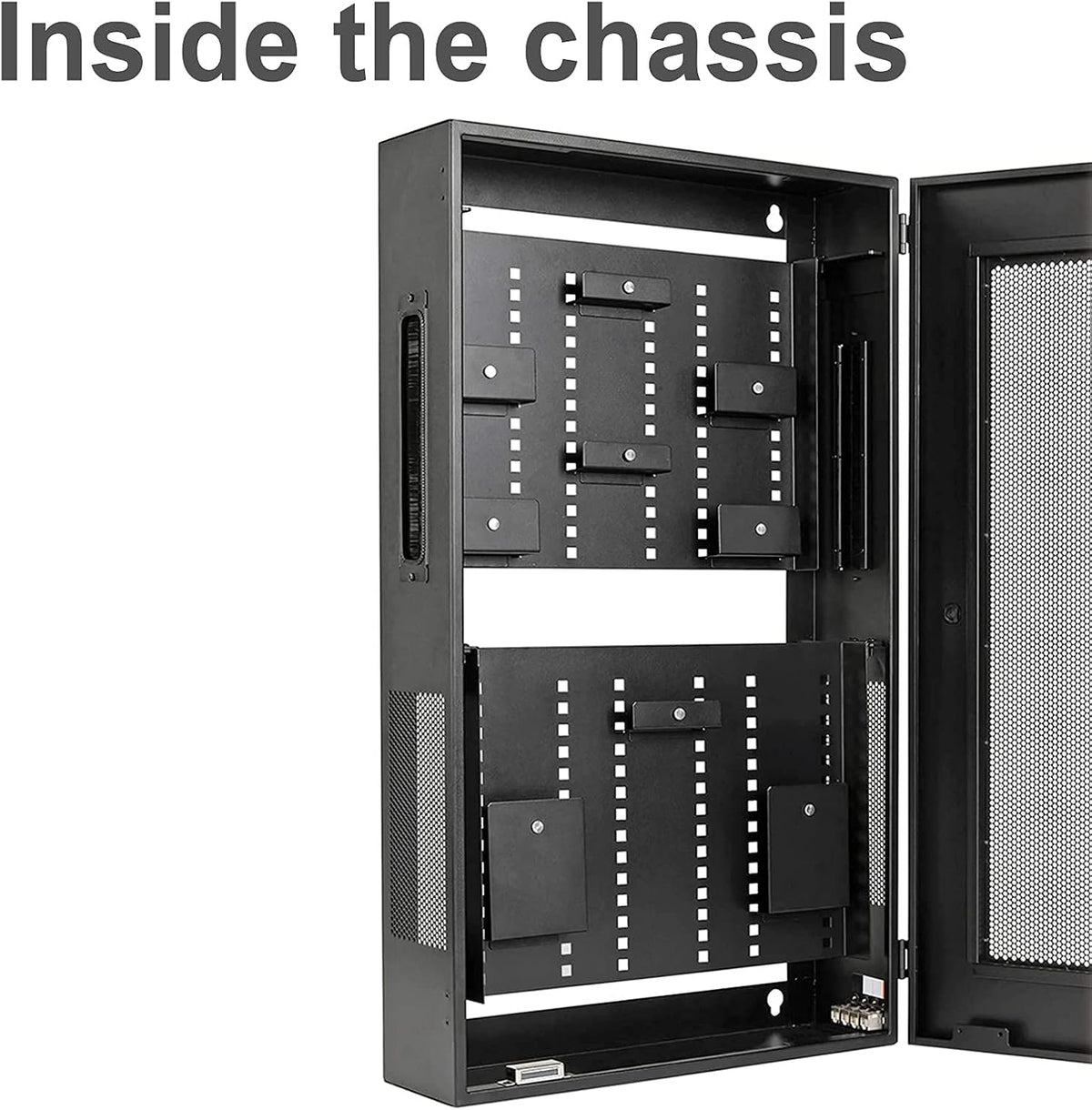 3U 19-inch Vertical Wall-Mounted Rack P3141