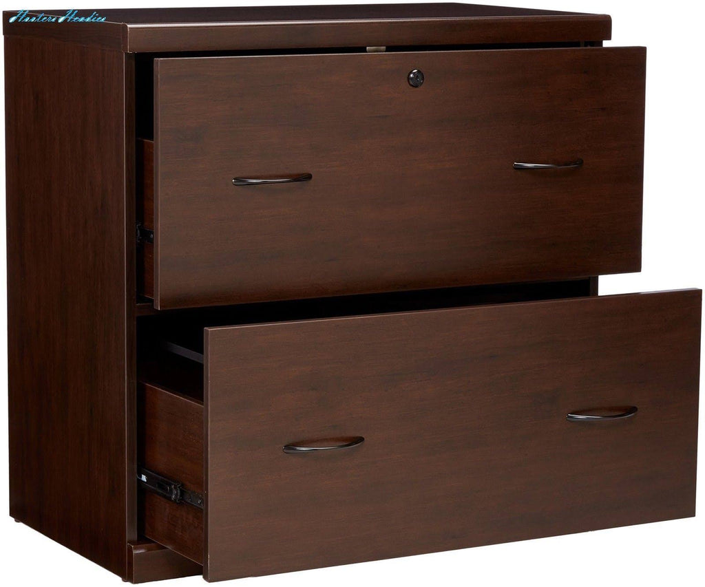 Espresso 2 Drawer Lateral Filing Cabinet B489