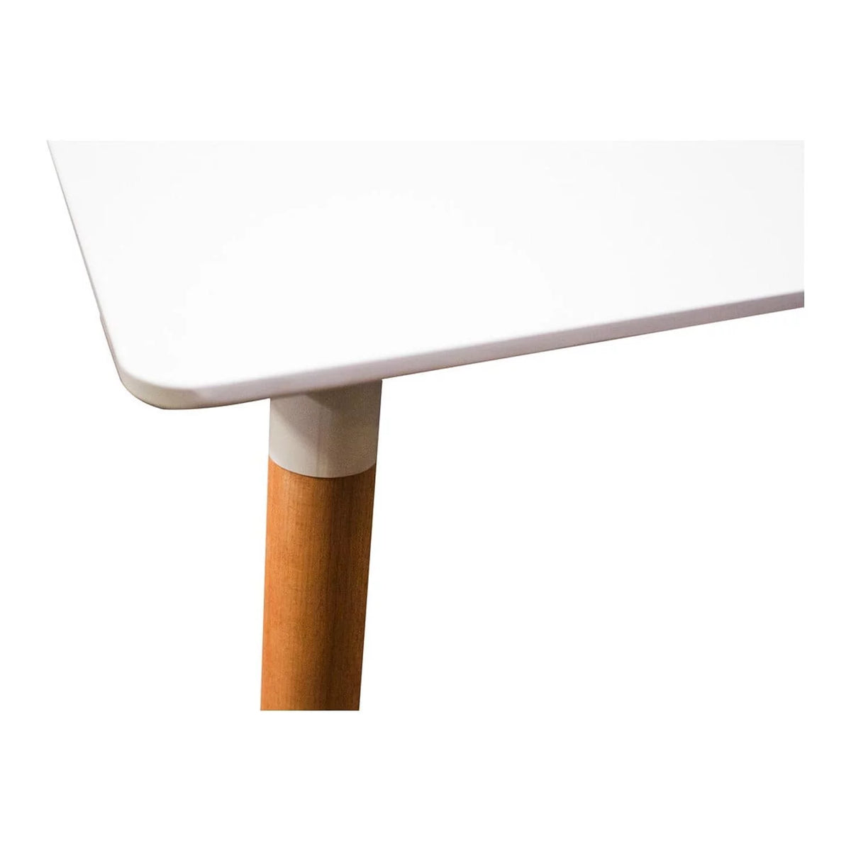 White Solid Wood Dining Table V187