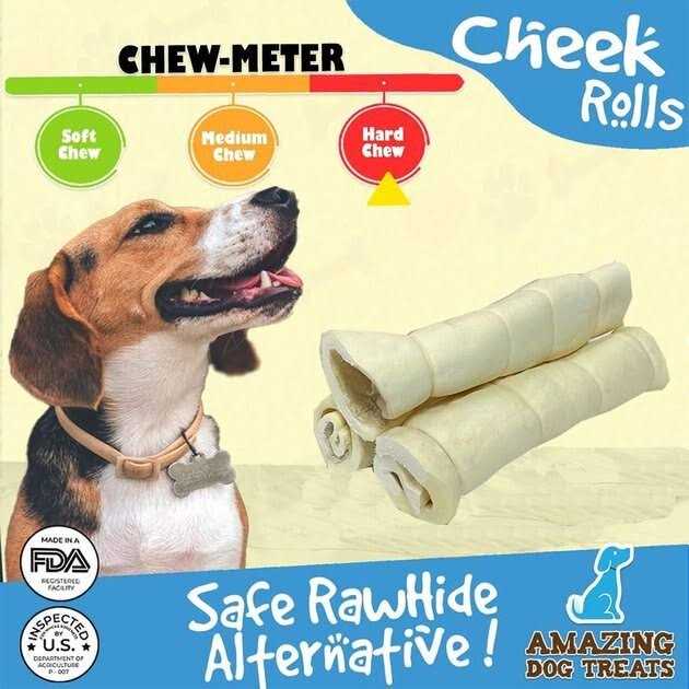 Beef Cheek Rolls Dog Treats Z829097