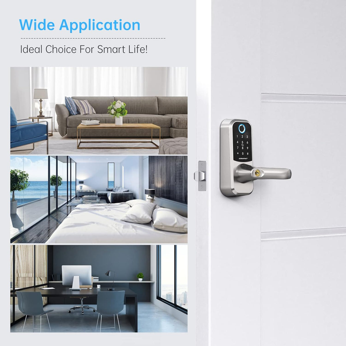 Fingerprint Door Lock with Keypad U79617