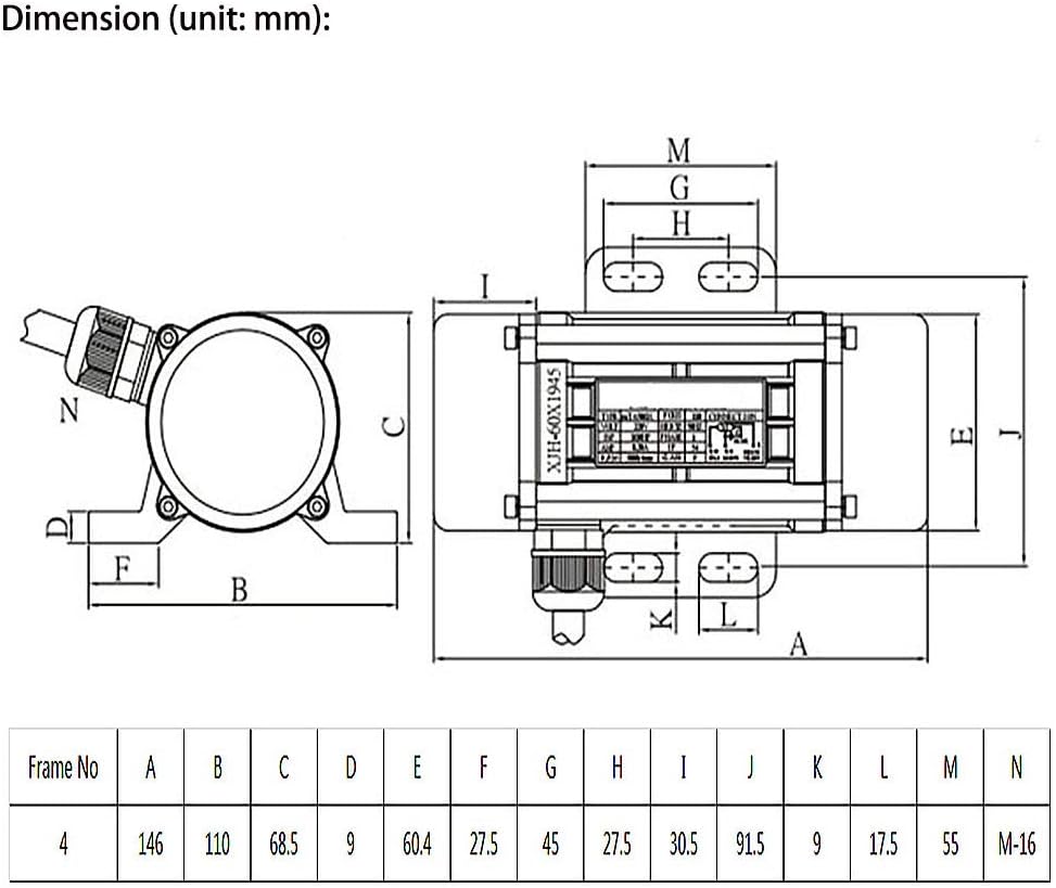48V DC Brushless Vibration Motor 65W B59917