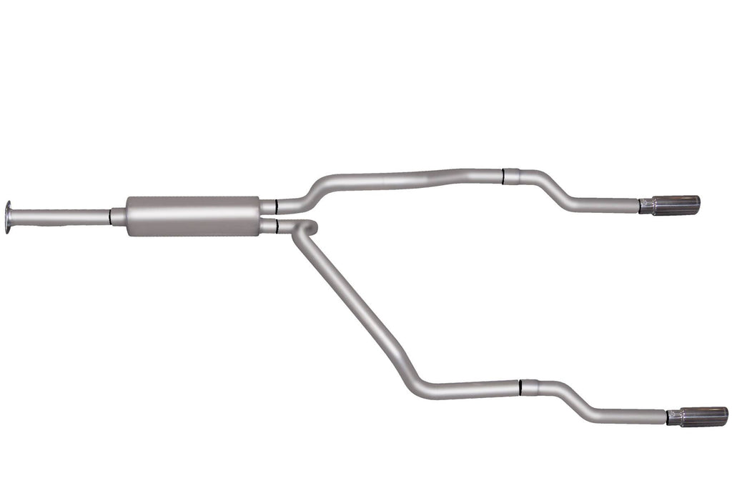 Black Cat-Back Dual Split Exhaust System Q82560