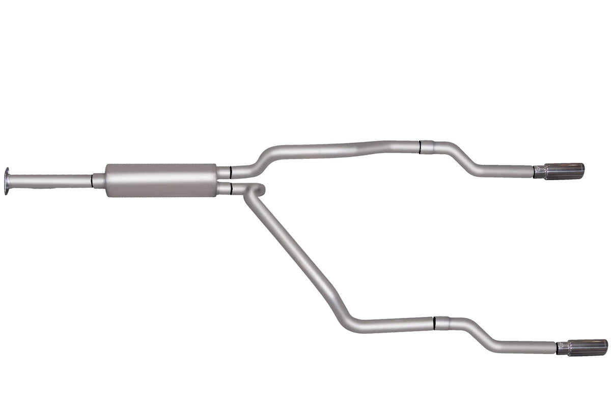 Black Cat-Back Dual Split Exhaust System Q82560
