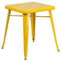 Yellow Square Outdoor Bar Table S614432