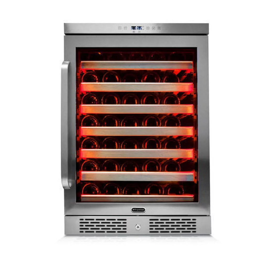 54 Bottle Stainless Steel Wine Refrigerator A65272