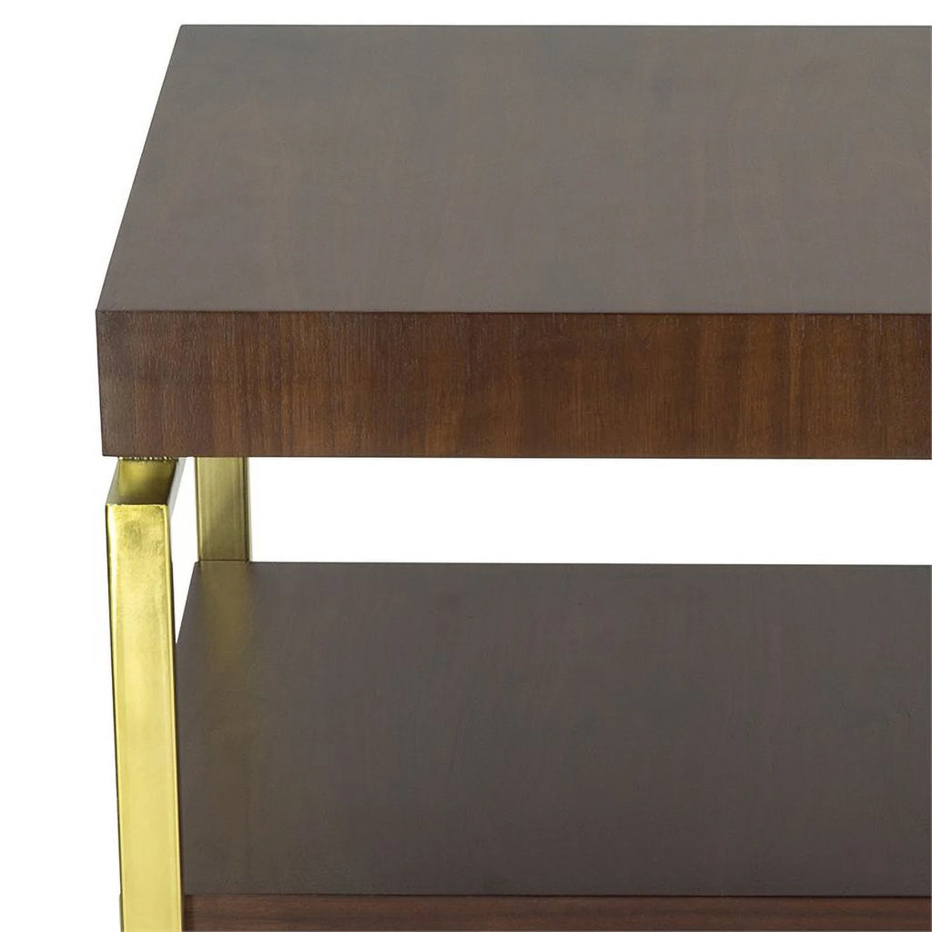 Chairside Table Rich Nut Brown X874